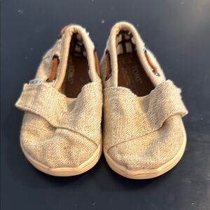 Kids Linen TOMS Slip-On Shoes